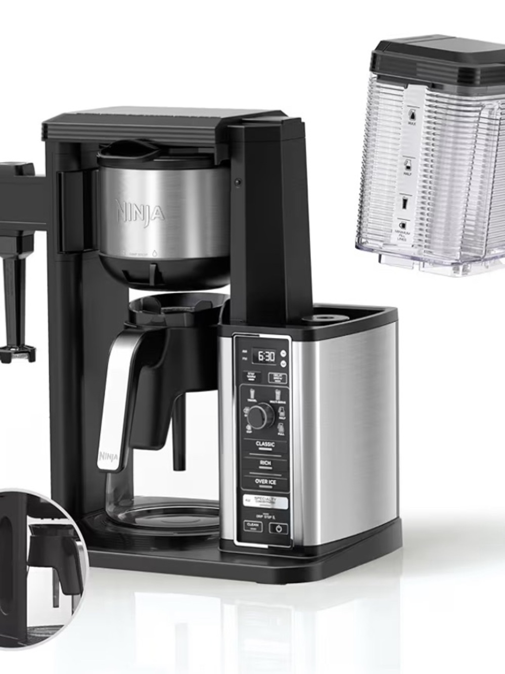 Ninja Drip Coffee Maker - Black & Silver Stainless